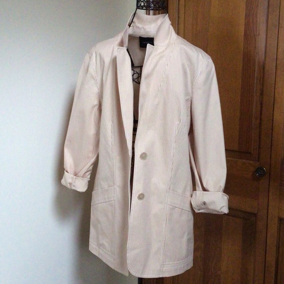 Lafayette 148 Boston stripe Blazer, size 8 - Picture 2 of 12